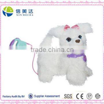 Walking White Vivid Puppy Electronic Plush doll Toy for kids                        
                                                Quality Choice