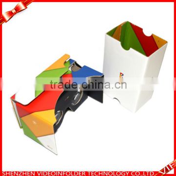 custom printing google cardboard vr2 3d glass