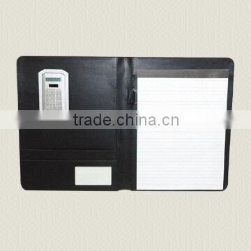 Protfolio with Calculator and One Lucency Pocket for ID Card