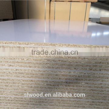 white color melamine particle board for furniture with best price
