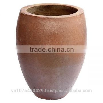 Egg Black Glazed Flower Pots, vietnam ceramic flower pots
