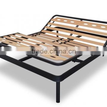 adjustable bed frame with birch bed slat