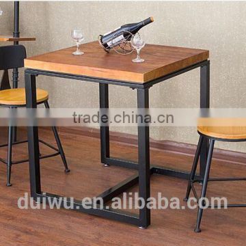 Wholesale rustic style wooden dining table new model