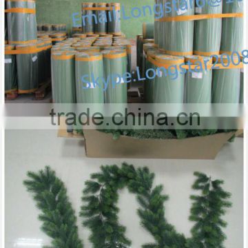 Green Rigid PVC XMAS Tree Film Used For Making Christmas Tree Leaves And Garlands