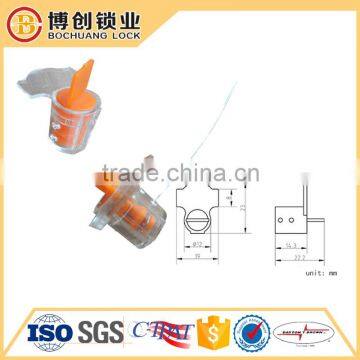 Twist meter seal with barcode, water meter plastic seal