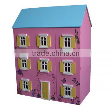 3-Storied Wooden Dollhouse