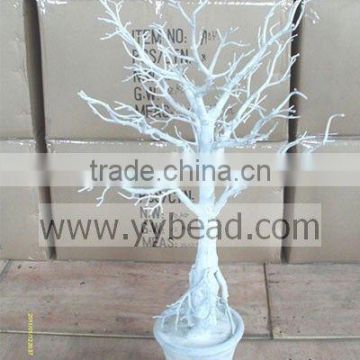Warm 90CM Crystal Plastic Table Tree Centerpiece