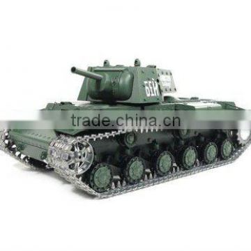 Airsoft Russian KV-1s Ehkranami Smoke and Sound Metal Pro Upgraded 1:16 Electric RTR RC Tank (Metal Gear and Track Upgraded)