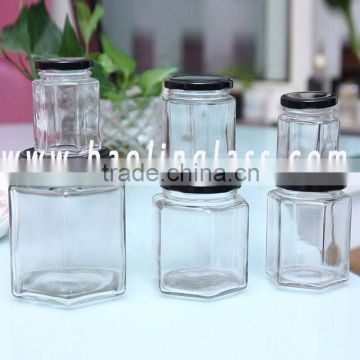 50ml Glass jam jars with screw tops