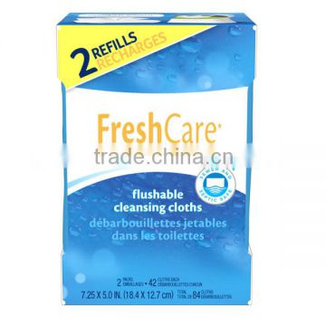Toilet Wet Wipe Flushable Cleansing Cloth