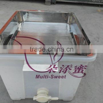stainless steel uncapping tray with plastic tank uncapping tray for sale