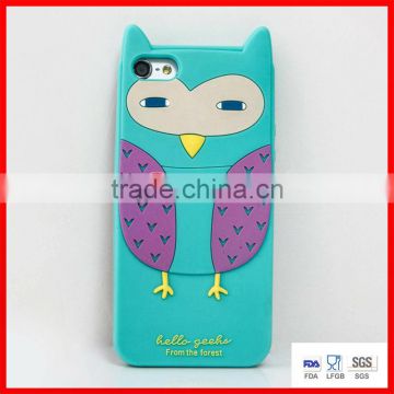 owl shape silicone phone cases