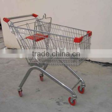 Europe style supermarket shopping trolley