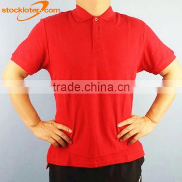 Stock Mens Short Sleeve Cotton Polo T Shirts With Cheap Price
