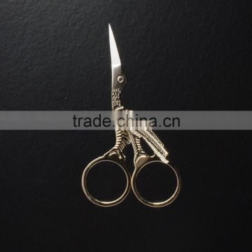 Mini Golden Crane Shape Stainless steel Tailor Sewing Embroidery Scissorss