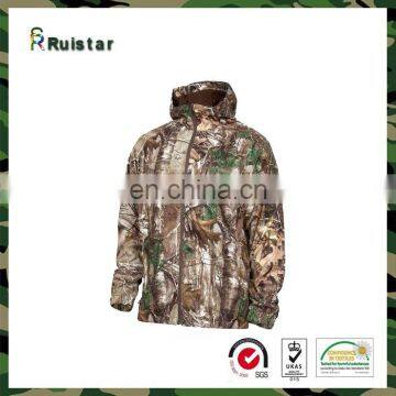 Bonded Fleece Hunting Camo Wind BreakerJacket