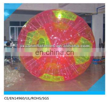 coloful kids zorb ball/mini zorb ball for rental /inflatable climb in ball for kids play