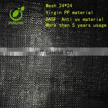 virgin material China PE /PP weed control fabric/weed mat/ ground sheet tarpaulin for agricultural ,greenhouse and garden