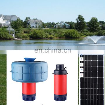 Dc brushless Solar aquarium pump in  aquaculture  submersible type oxygenator  pond  pump  for fish pond and irrigation
