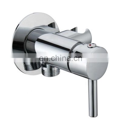 Zinc alloy handle zinc alloy body angle valve for sink or basin