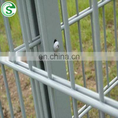 High strong reinforce 2D double wire 868 656 steel fence panels manufacture