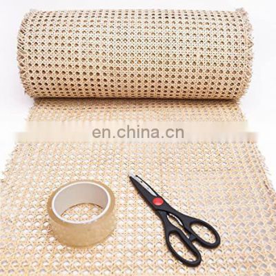 Hot Deal Lowest Price Top Quality Open Structure Bleached Rattan Cane Webbing Roll Various Size For Decor Furniture In Vietnam