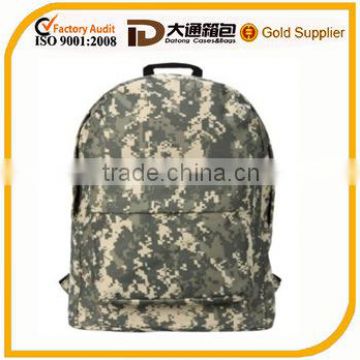 Chinese wholesale new style camouflage print school backpack