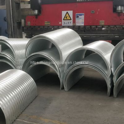 Culvert galvanized pipe diameter 1m corrugated metal pipe supply