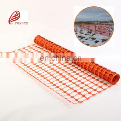 4X100FT extra heavy duty HDPE snow fence plastic mesh for safety barrier snow guard