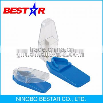 Plastic Pill Box with cutter