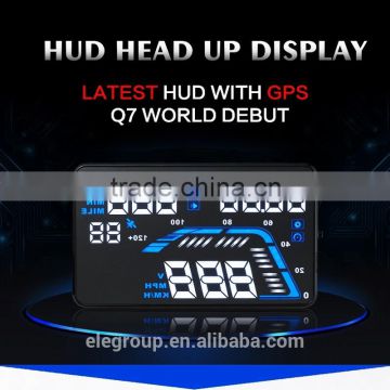 New Arrival Q7 Automotive HUD Head Up Display for any car