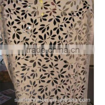 100% Polyester Fancy Laser Cut Curtains For Doors