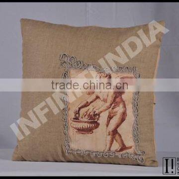 Vintage wholesale cotton canvas cushion, Vintage cushion