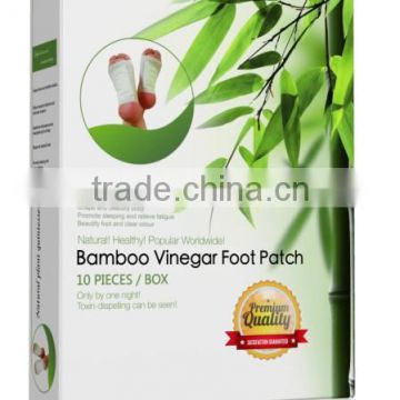 green bamboo foot massage pad hot foot patch