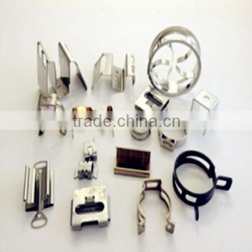 Professional Manufacturer High Quality Flat Spring Flat Clip Metal Clip Fourslide Stamping parts