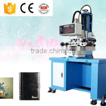 alibaba china semi-automatic plane hot Stamping Machine TC-200 for notebook ,card,leather printing