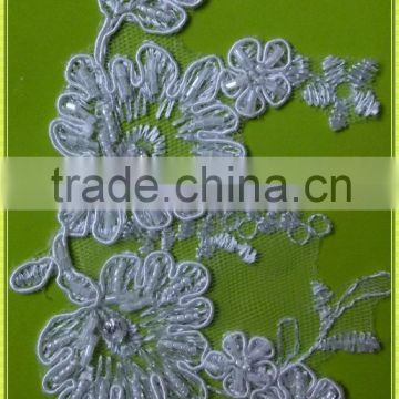 beaded embroidery applique for garment CM026CB