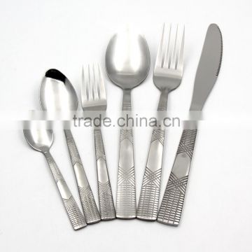 China most popular stainless steel hotel cutlery & tableware & flatware