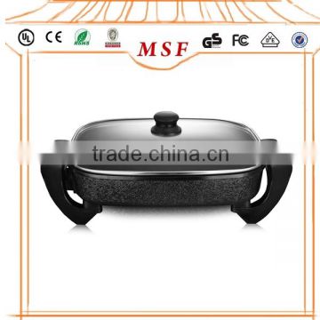 Die-casting aluminium Electric Fry Pan With 2 Layer Non-stick Coating