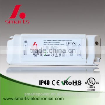 500mA 15W dimmable constant current led dali driver with dali