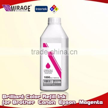 Brilliant Color Refill Ink for Brother Canon Epson Magenta