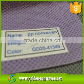 50cm disposable 100% polypropylene spunbond nonwoven fabric,50gsm PP non woven sofa matress, tnt nonwoven cloths cross