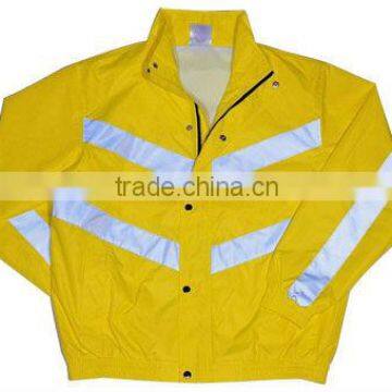 High visibility mens leisure reflective safety jacket workwear