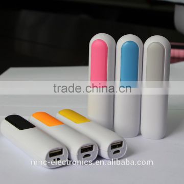 Creative finger shape promotion gift personalized logo service 2200mAh power bank charger