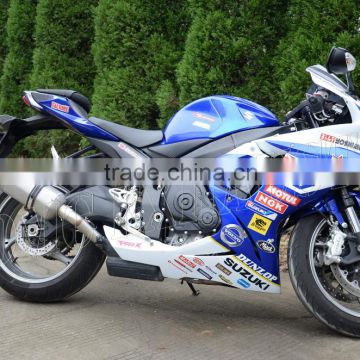 Racing Motocycle Hexagonal Slip-On Exhaust System (Stainless Steel) For SUZUKI GSXR 600 750
