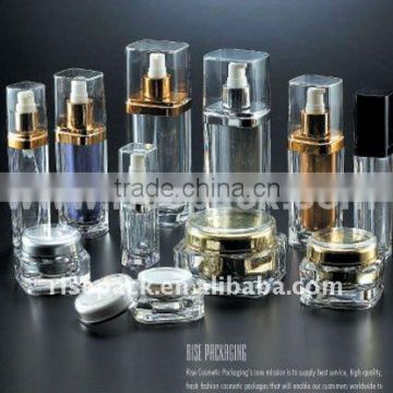 Professional manufacturer Acrylic cream jars cosmetic packing use