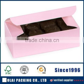 hot selling pink chocolate box wholesale, gift box