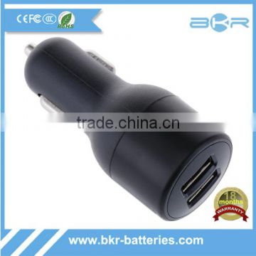 lightweight ABS portable usb charger 12V dual car charger