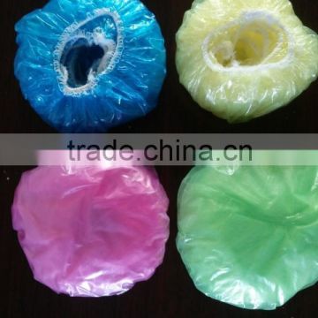 Free sample free shipping pe shower cap disposable cheap