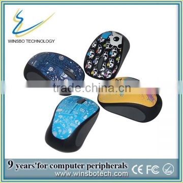 Fashion design 2016 hot optical 2.4Ghz USB wireless mouse